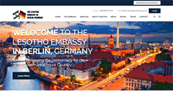 Desktop Screenshot of lesothoembassy.de