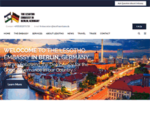 Tablet Screenshot of lesothoembassy.de